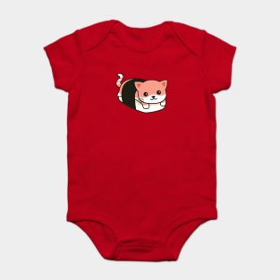 Cute Sushi Cat Roll Drawing Baby Bodysuit